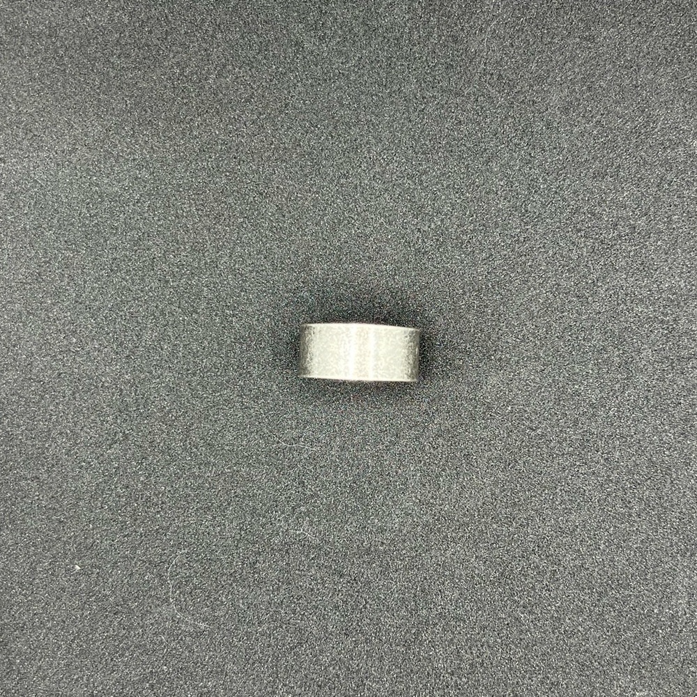 Antique silver stainless steel ring - size 8.5